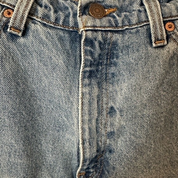 Vintage 1990’s Women’s 521 Levi’s Tapered Fit Jeans 12P 30x27 High Rise Mom Jean - Picture 6 of 9